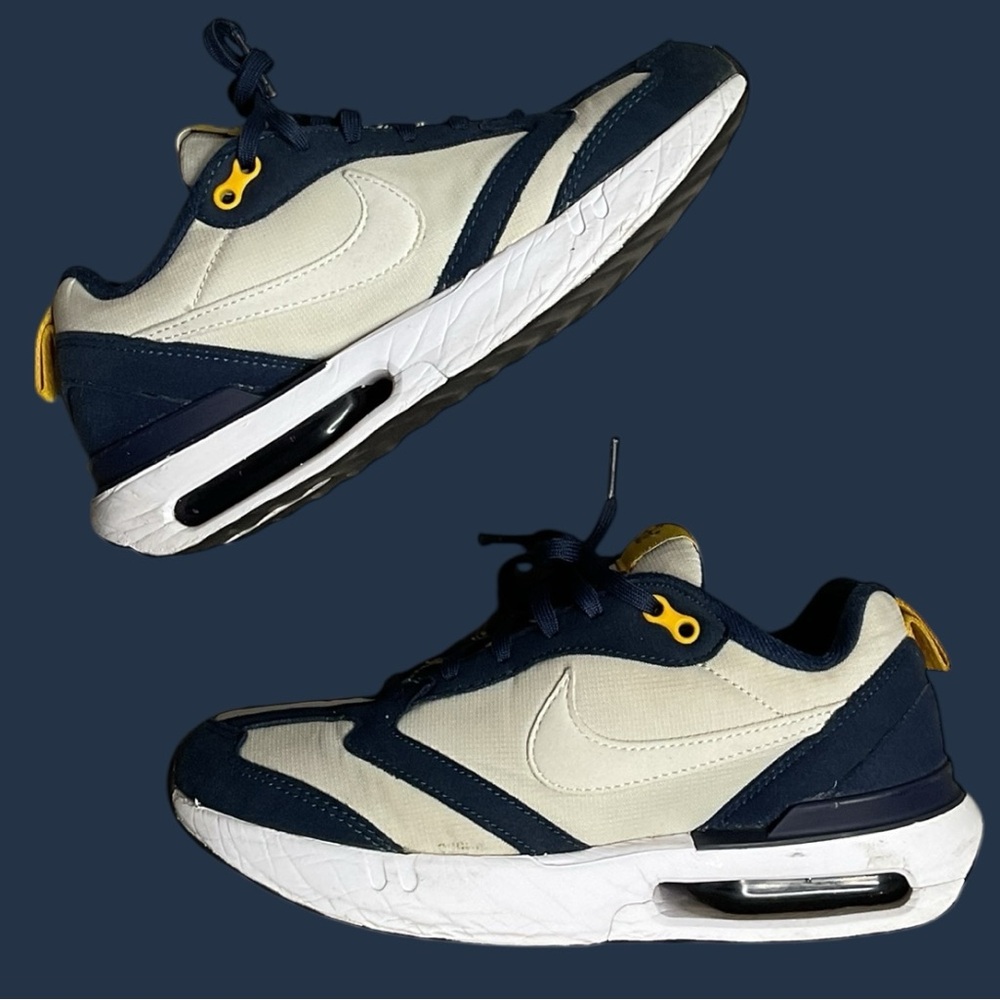 Kid’s Nike Air Max Dawn GS’ - light bone and midnight Navy